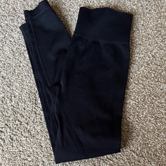Amazon OQQ Black Leggings Size M - Picture 1 of 2